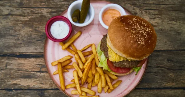 Deep fried dill pickle spears