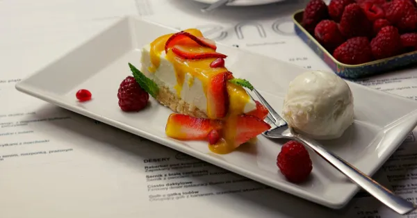 Cheesecake snow storm