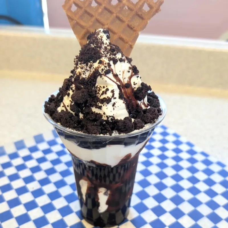 Funky Fudge Brownie Parfait